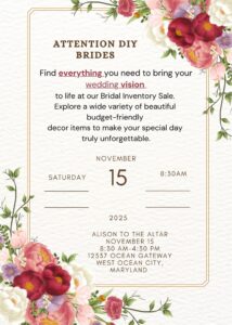 Bridal sale 1